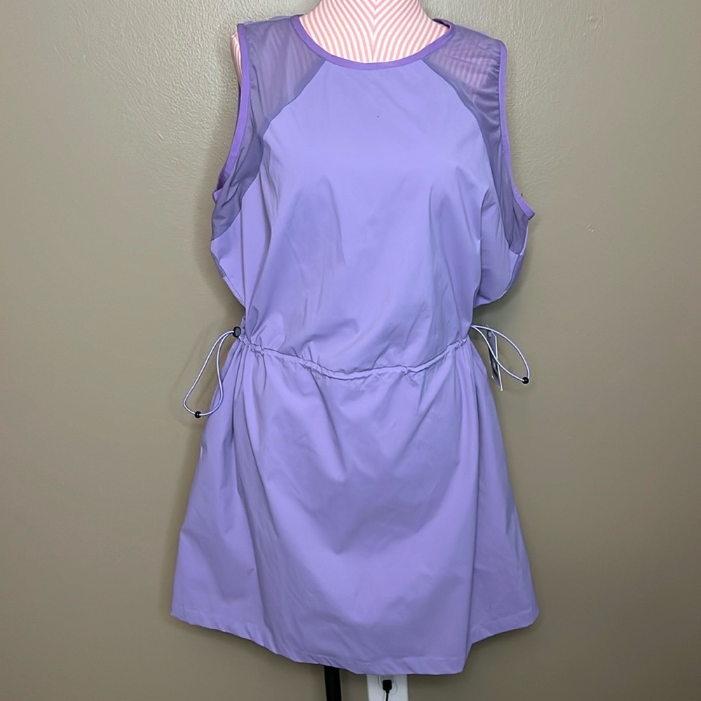 NWT STOIC Back Countey purple athletic sleeveless dress - L